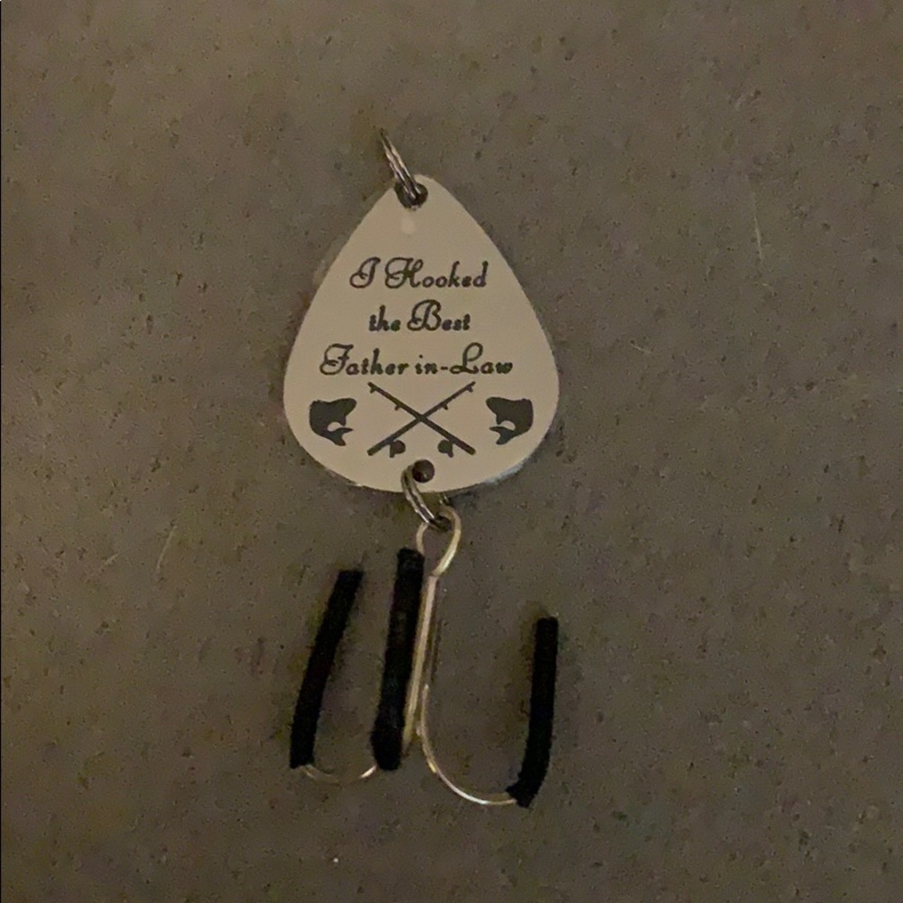 Father in law gift for wedding fish hook